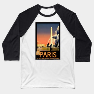 French vintage travel poster Baseball T-Shirt